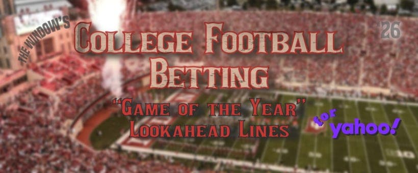 Free for Yahoo!: Betting College Football’s “Games of the Year”