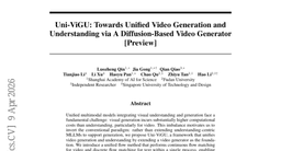 Uni-ViGU: Towards Unified Video Generation and Understanding via A Diffusion-Based Video Generator