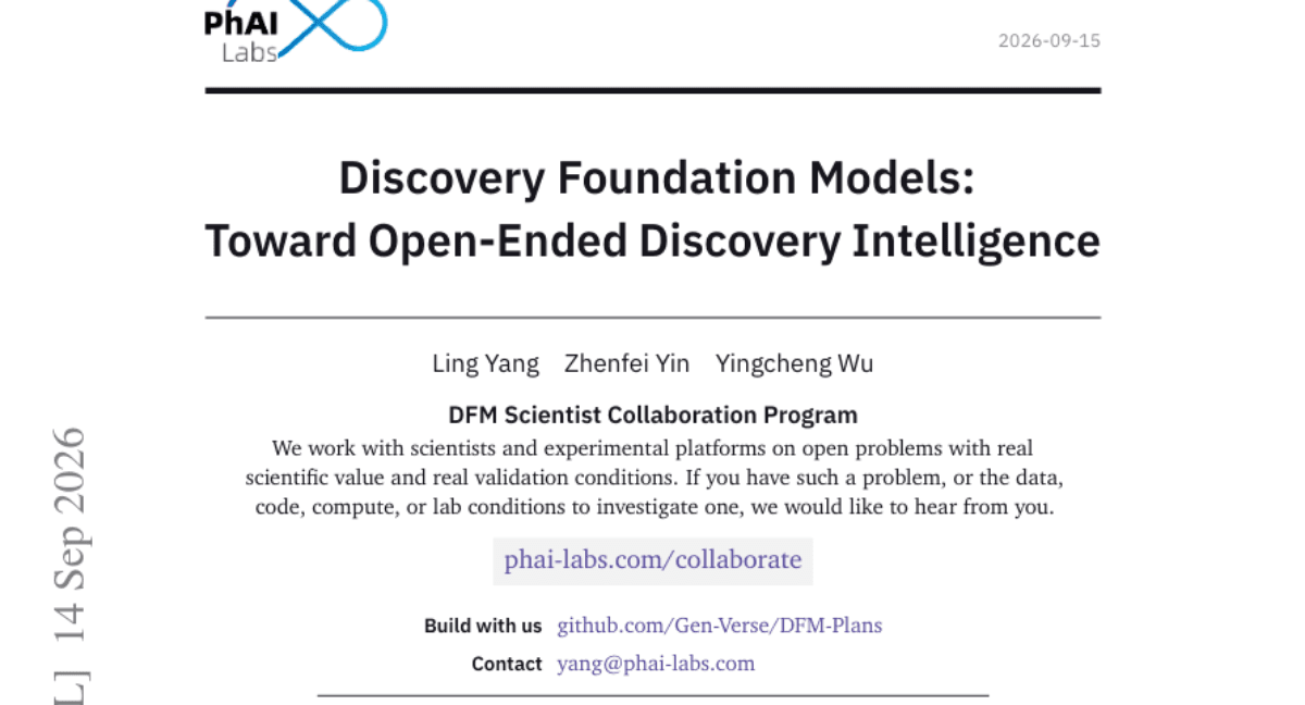 Discovery Foundation Models: Toward Open-Ended Discovery Intelligence