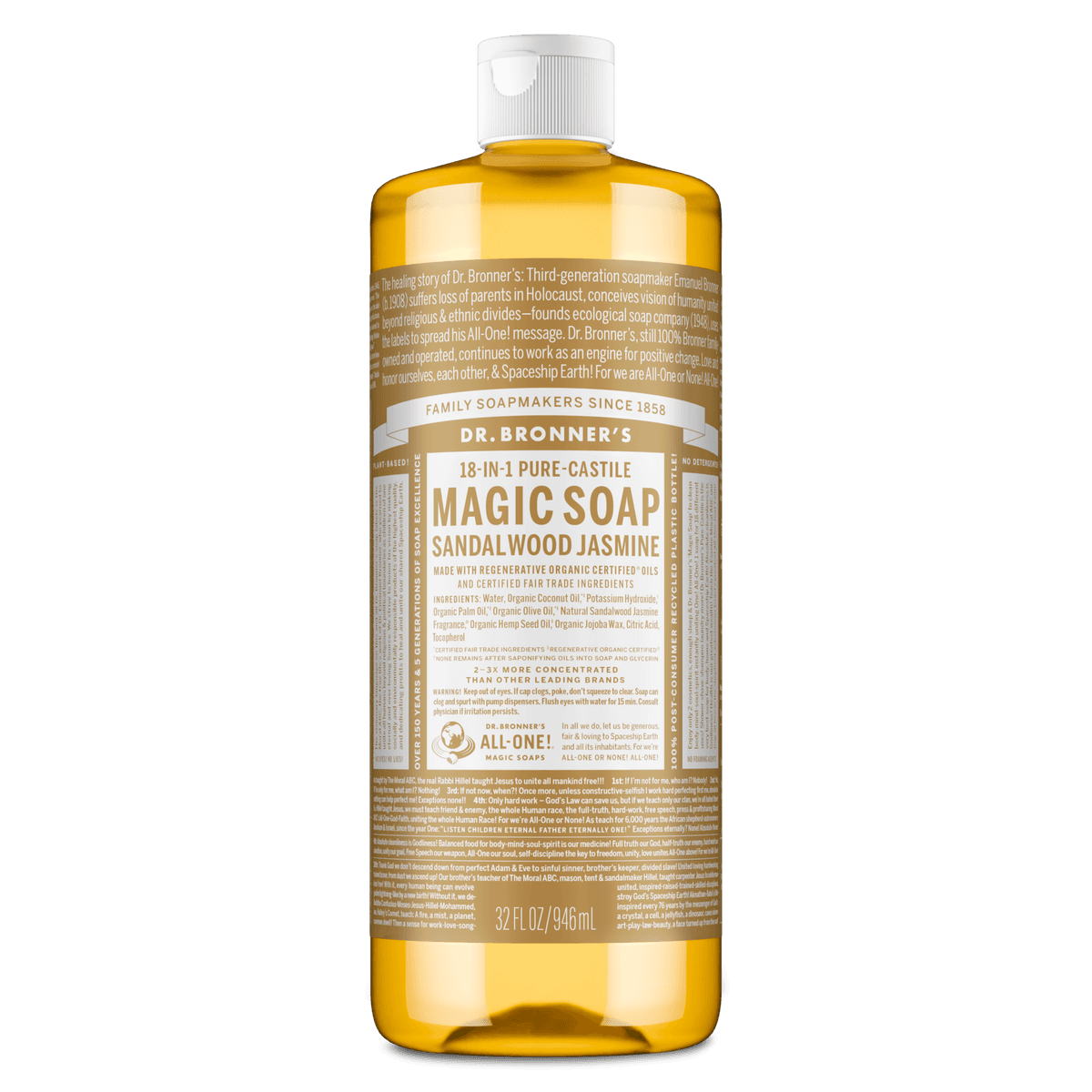Sandalwood Jasmine - Pure-Castile Magic Soap