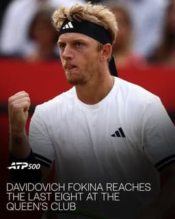 @atptour: Staying on track 🛤️

@alexdavidovich1 reaches his 33rd tour-level quarter-final, claiming the victor...