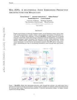 @rbhar90 reposted: Boehringer Ingelheim and collaborators built Mol-JEPA, a molecular foundation mo...
