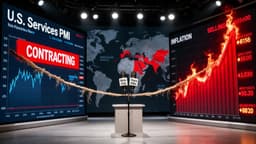 U.S. Services PMI Unexpectedly Falls Below Boom-Bust Line, Stagflation Fears Cloud Fed Policy Outlook — BigGo Finance