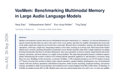 VoxMem: Benchmarking Multimodal Memory in Large Audio Language Models