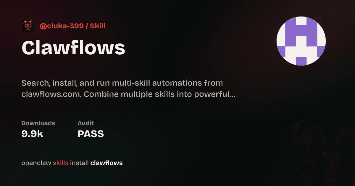 Clawflows