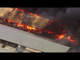 Large fire burning buildings near Livermore at Tesla, Cross roads | KTVU