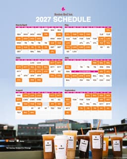 @RedSox: Our full 2027 schedule.

🗓️ https://t.co/y9sOHIaWQi https://t.co/N643mJ92P3