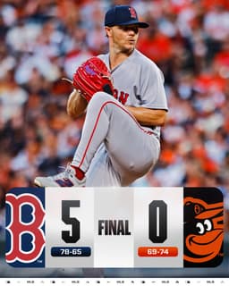 @MLB: Sonny Gray tosses 7 scoreless innings as the @RedSox get the shutout and clinch a series win! https:...