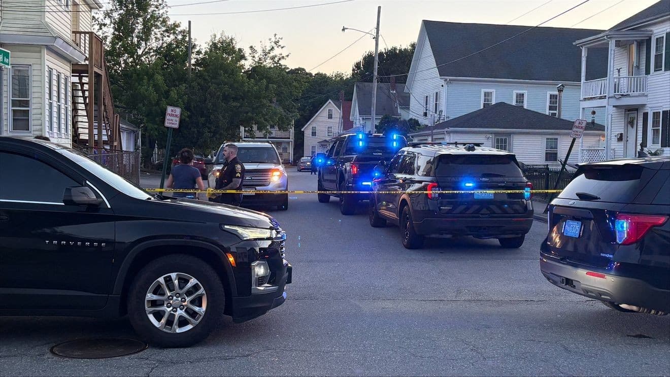 Large police presence in Taunton