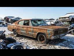 ASMR Car Restoration | Rusty 1966 Dodge Charger Fully Rebuilt to Perfection (4K POV)
