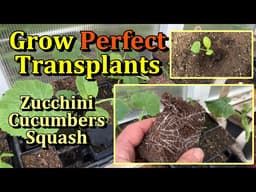 How to Grow & Plant the Perfect Zucchini, Cucumber, & Squash Transplant