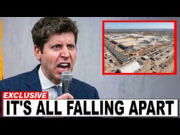 Sam Altman FURIOUS As $500 Billion Stargate Project Falls Apart Before It's Even Built