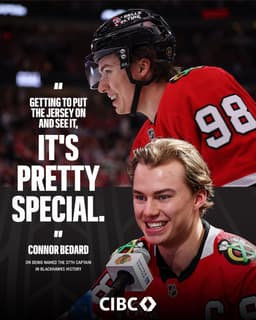 @NHLBlackhawks: a very special honor for a very special player 🏠

🫡 @CIBC_US https://t.co/t3PhoXlsur