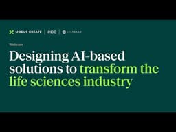 How AI is transforming the life sciences industry | Modus Create & IDC