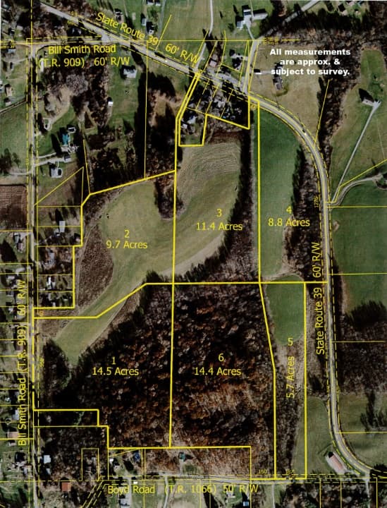 64.5 Acres Vacant Land Wellsville OH Columbiana County