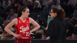 Caitlin Clark, Stephanie White share hug during Fever's win vs. Dream as questions about relationship swirl