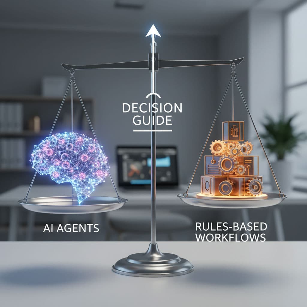 AI Agents vs. Rules-Based Workflows: A Practical Decision Guide
