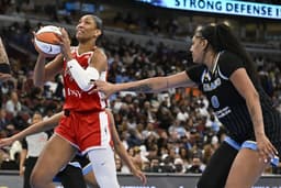 A'ja Wilson's status unclear as Aces prepare for Sky
