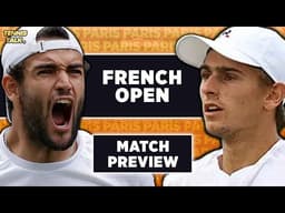 Berrettini vs Arnaldi | French Open 2026 QF | Tennis Talk Preview