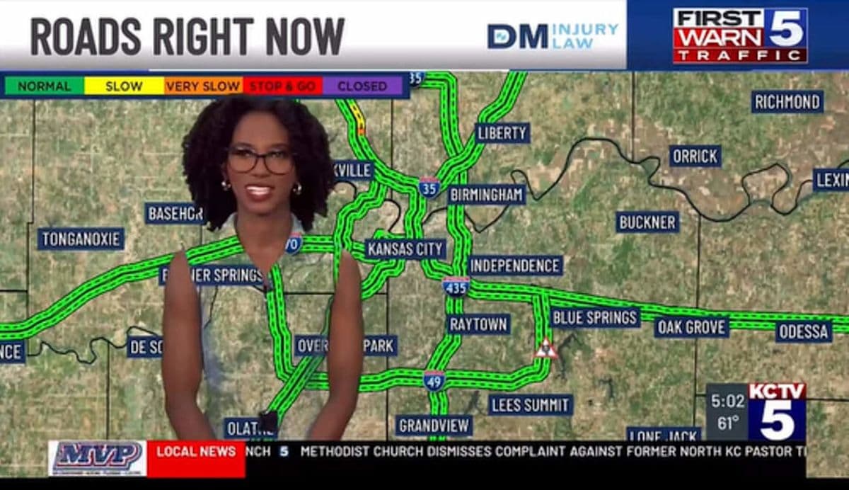 'This is teal!' In viral moment, Kansas City TV anchor ...