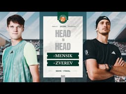 Mensik vs Zverev | Semi-final Head-to-Head | Roland-Garros 2026