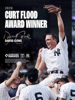 @Yankees: Congratulations to David Cone for being named the 2026 Players Choice Awards Curt Flood Award winner...