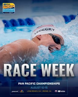 @katieledecky reposted: We made it. It's Pan Pacs week🌊

Open Water 10K - August 10🗓️
Pool Competition -...