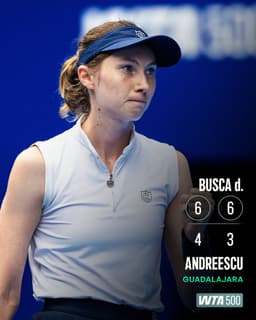 @WTA: Calm and clinical 🔒

Cristina Bucsa moves past Andreescu to advance in Guadalajara.

#GDLOpen https:...