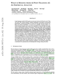 @omarsar0: Finally a good paper testing whether agents can really post-train other agents.

(bookmark it)

They...