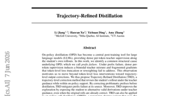 Trajectory-Refined Distillation
