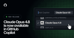 Claude Opus 4.8 is generally available for GitHub Copilot