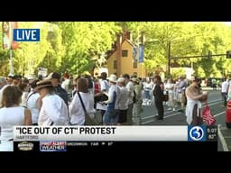 Protest against ICE underway in Hartford
