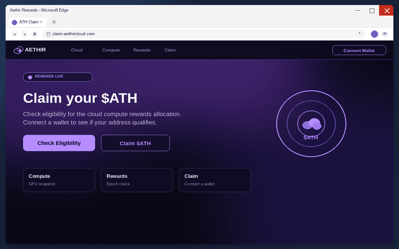 Aethir Airdrop EXPOSED: Fake $ATH Claim Pages Drain ...