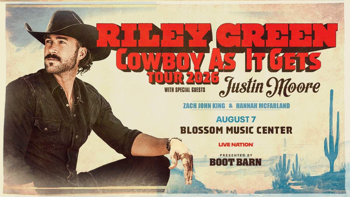 Riley Green at Blossom Music Center