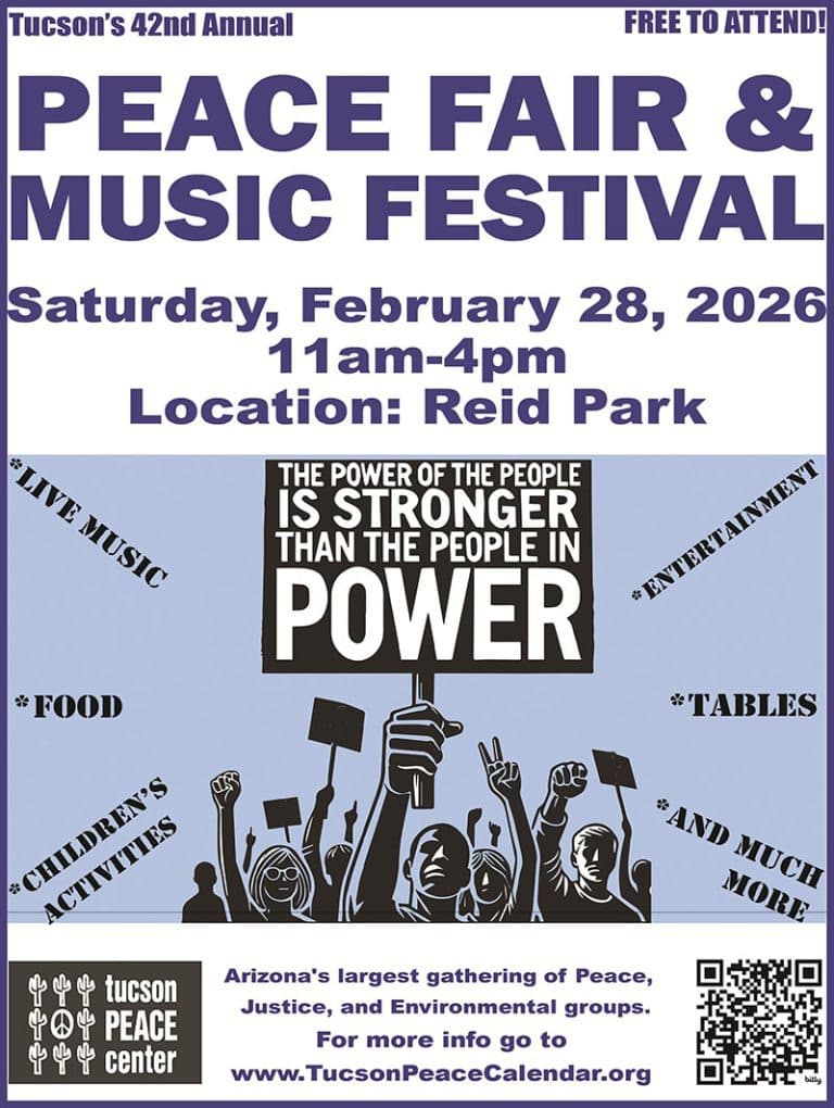 ✊ 42 Years of Showing Up: Tucson's Peace Fair Returns This Weekend