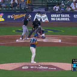 @MLB: Griffin Conine's solo shot opens the scoring in Milwaukee! https://t.co/rjpcs8EfRM