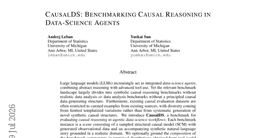 CausalDS: Benchmarking Causal Reasoning in Data-Science Agents