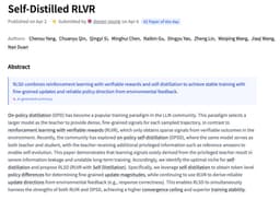 @_akhaliq: Self-Distilled RLVR

paper: https://t.co/5oucSjKaJs https://t.co/CwH09W9j5F