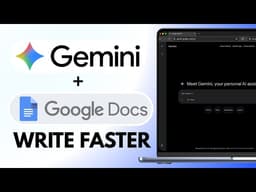Gemini in Google Docs: Write Faster With AI (3 Ways)