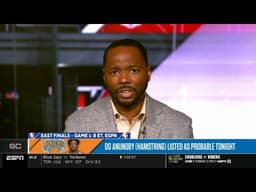 Vincent Goodwill has the latest on OG Anunoby's injury & starting lineup for Knicks vs. Cavs in Gm 1