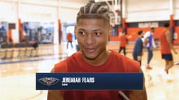 Jeremiah Fears on competitiveness in practices