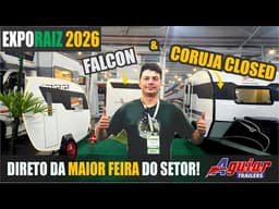 Os trailers que chamaram atenção na ExpoRaiz 2026  Trailer Falcon e Trailer Coruja Closed