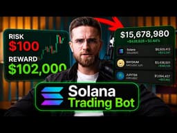 Solana Trading Bot (Web App) — Build, Backtest & Deploy with Python + API