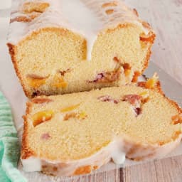 Easy Peach Loaf Cake With Fresh Peaches