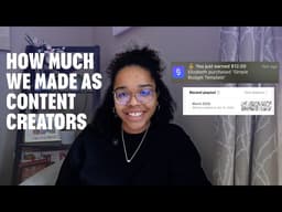 How Much We Made as Content Creators in March | TikTok Creator Fund & Selling Digital Products
