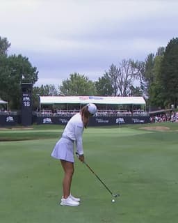 @LPGA: SOPHIA SCHUBERT TIES THE LEAD ON THE 18TH 🔥 https://t.co/AxdkAHGwHt