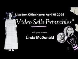 👉 How Videos Actually Sell Etsy Products (With Linda McDonald)