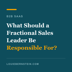 What Should a Fractional Sales Leader for B2B SaaS Be ...