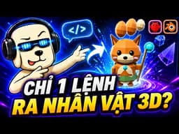 Chỉ Với 1 Câu Lệnh, AI Tự Dựng Nhân Vật 3D | OpenClaw + Blender