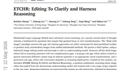ETCHR: Editing To Clarify and Harness Reasoning